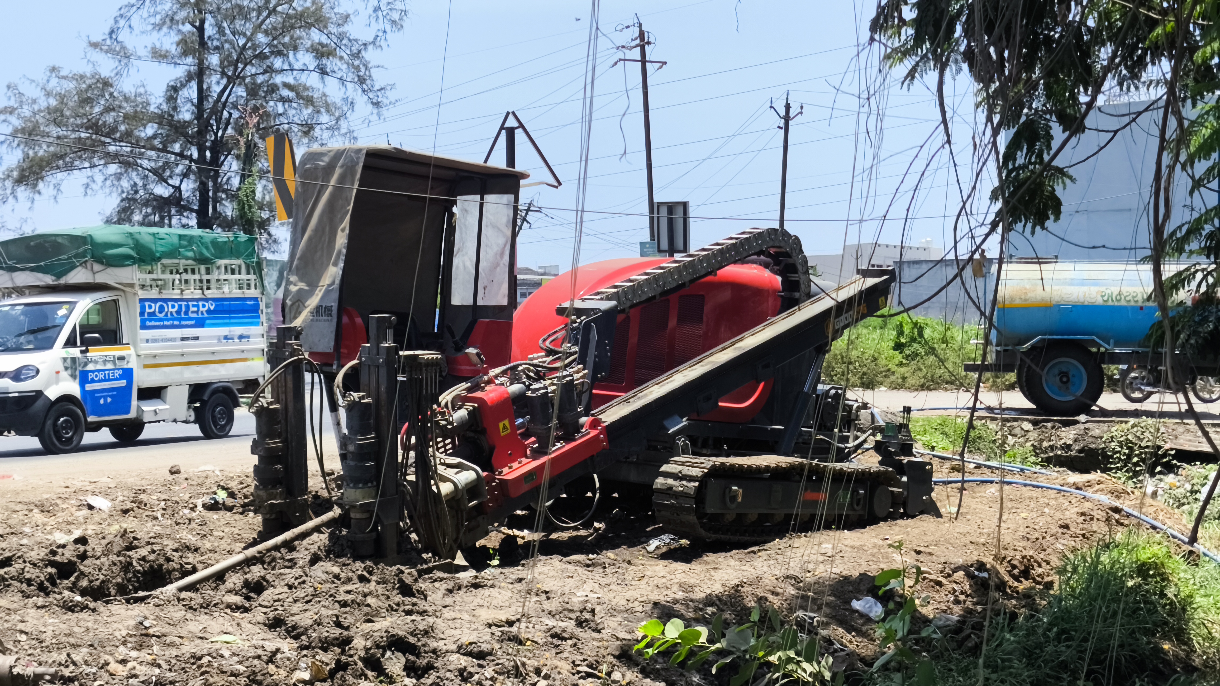 MEHUL ENTERPRISE drilling rig project site