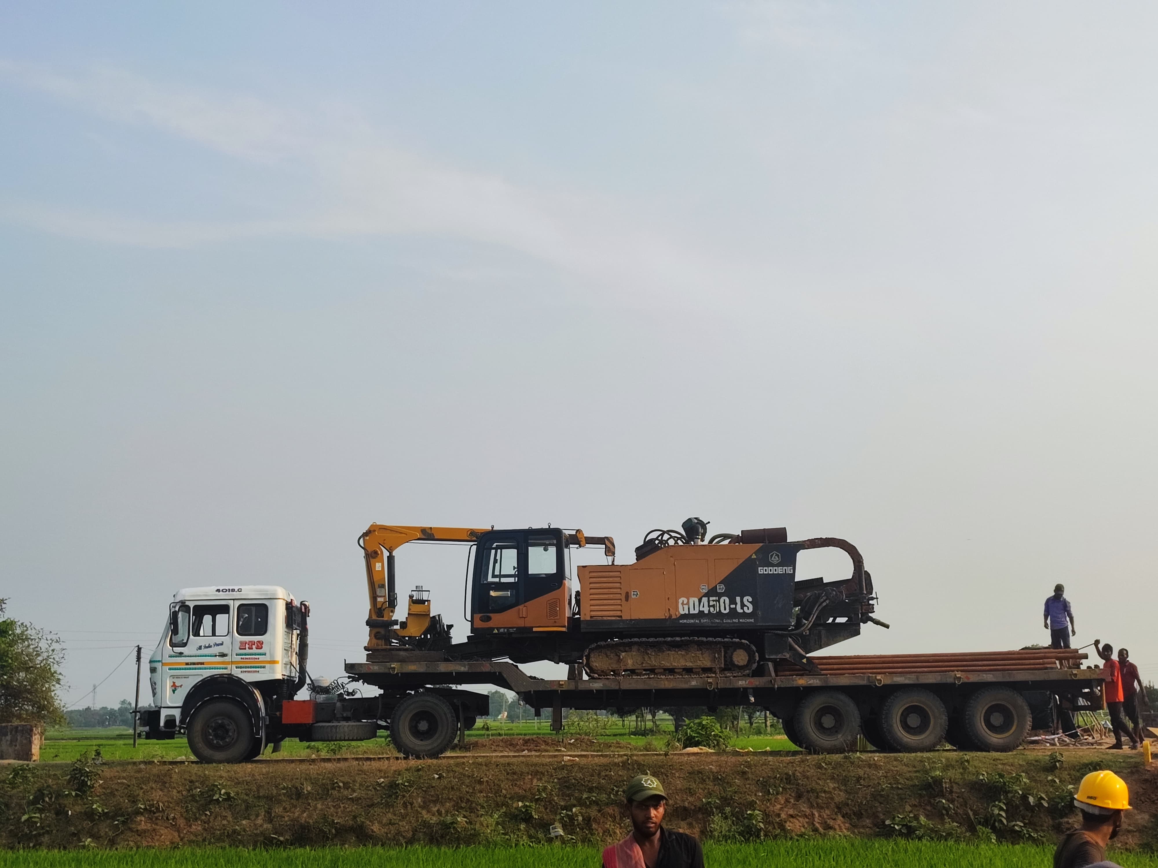 Sub-riverbed HDD Drilling Site